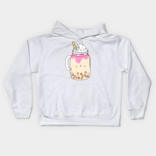 Sweet bubble cocktail character Kids Hoodie